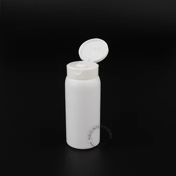 Şişe Beyaz PE Temizlik/Tıbbi Toz Kavanoz++ Boş Plastik Toz PP Kapak Kozmetik Ambalaj İle 50 x Toptan 100g Bir