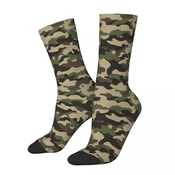 Yeni erkek Çorapları Rahat Kamuflaj Çorap Polyester Yüksek Kaliteli Kadın Çorap İlkbahar Yaz Sonbahar Kış