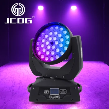 JCDG yüksek güç 36 adet * 10 W / 15 W / 18 W LED Zoom ışın yıkama Par ışıkları RGBW 4in1 profesyonel LED çubuk sahne makinesi DMX512 DJ aydınlatma