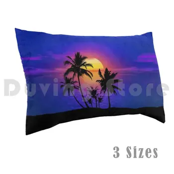 Yastık Kılıfı Tropikal Günbatımı Palmiye Ağaçları 1896 Gravityx9 Palmiye Ağacı Günbatımı Tropikal Tropik Tropikal
