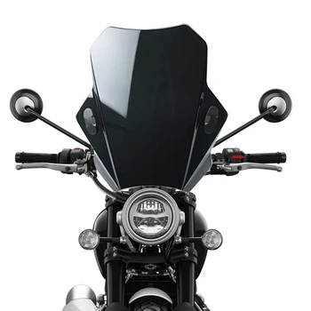 2021-2022 Motosiklet Cam Cam Kapakları Ekran Duman Lens Motosiklet Saptırıcı Triumph Scrambler 1200Xc 1200EX