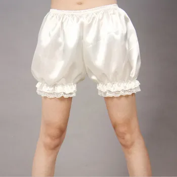 2022 Moda kısa pantolon Kadın Esneklik Bloomers Şort Dantel Yay Sevimli Fener Kabak Tarzı Şort Nefes Yaz