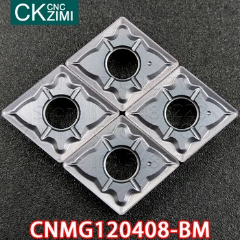 CNMG120408-BM ZM2125 CNMG 120408 BM Karbür Uçlar Dış Dönüm Ekler Araçları CNC mekanik Metal Torna Araçları çelik