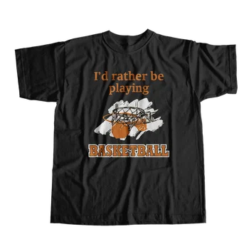 100 % Pamuk Serin Basketbol Severler Unisex T Gömlek Loosebasketball Printmen Tshirt kısa kollu tişört Erkek Tee Gömlek