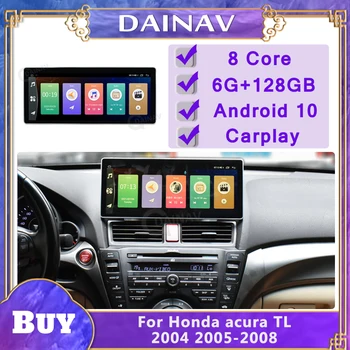Yatay ekran 2 Din Android Araba Radyo Honda acura TL 2004 2005-2008 İçin Araba Autoradio GPS Navigasyon Multimedya DVD oynatıcı