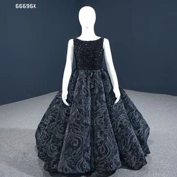 J66696K JANCEMBER Siyah Çiçek Kız Elbise Düğün İçin İlk Communion Elbise Parti Balo Prenses Elbise Pageant Elbise Baljurk