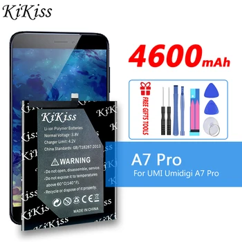KiKiss UMI Umıdıgı A7 Pro Pil 4600mAh 100 % Yeni Yedek Parçalar telefon aksesuarı Akümülatörler Araçları ile