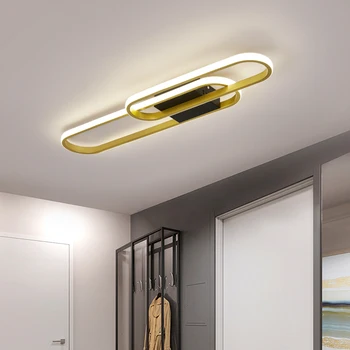 Koridor koridor LED uzun şerit tavan ışıkları basit modern ev oturma odası 2021 yeni yatak odası vestiyer lambası