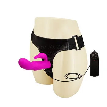 Yeni Lezbiyen Strapon Yapay Penis Çift Vibratörler Kadın Penis Üzerinde Kayış Titreşimli g-spot Anal Seks kadınlar için oyuncaklar Çiftler Yetişkin Seks Ürün