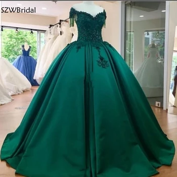 Yeni Varış V Boyun balo abiye 2023 Yeşil resmi elbise Parti Dantel Boncuk Uzun gece elbisesi Artı boyutu