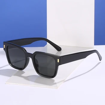 Büyük boy Kare Güneş Gözlüğü Kadın Marka Tasarımcısı Şeffaf Lensler güneş gözlüğü Kadın Üç Renk Büyük Çerçeve Parti Gözlük Oculos