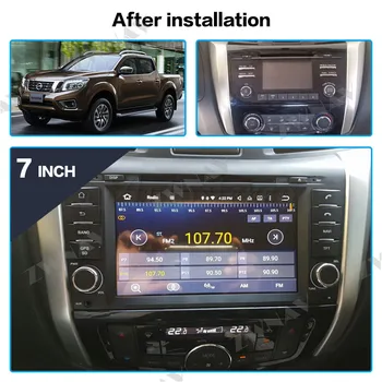 NİSSAN İÇİN NP300 Navara 2014 + Araba Oyuncu GPS Navigasyon 128GB Android10 otomobil radyosu Stereo Kafa Ünitesi Ses Kaydedici