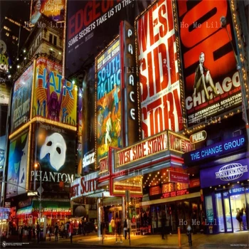 Times Meydanı tiyatro bölgesi flanel battaniye parlak ışıklar moda sokak trendi şehir kentsel atmak Ultra yumuşak klima