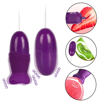 Vajina Topları Dil Vibratörler USB Güç Titreşimli Jump Yumurta G-spot Masaj Oral Yalama Klitoris Stimülatörü Seks Oyuncakları Kadınlar İçin