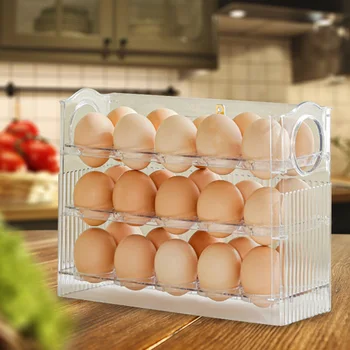 Yumurta saklama kutusu Buzdolabı Organizatör Gıda Kapları Yumurta Taze tutma Kutusu Tutucu Tepsi Dağıtıcı Mutfak saklama kutusu es