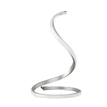 Spiral Modern Masa Lambası, Kademesiz Kısılabilir Başucu Lambası, 3 Renk Sıcaklığı Komidin Lamba,Ofis Ev için AB Tak