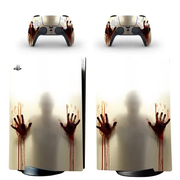 Yürüyen Ölü PS5 Dijital Baskı Cilt Sticker Çıkartma Kapak PlayStation 5 Konsolu ve Kontrolörleri için PS5 Cilt Sticker Vinil