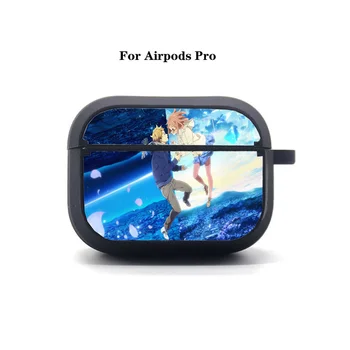 AirPods Pro Kulaklık çantası Anime Sınırın Ötesinde AirPods Pro kılıf Kapak Apple Yumuşak Silikon Bluetooth Koruyucu kulaklık kutusu