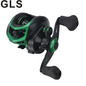 GLS marka yüksek hız oranı su damlası tekerlek 20 eksenli hız oranı 9.1: 1 metal kafa uzun atış anti-patlama hattı balıkçılık reel