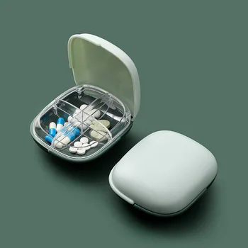 Moda Flip-Top Hap Kutusu Taşınabilir Plastik Mini Carry-On Mühürlü Ayrı Saklama Kabı Seyahat Açık Malzemeleri