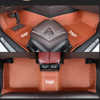 Toyota Tüm Modeller için özel LOGO Araba Paspaslar land cruiser prado camry highlander yaris corolla venza prius Alphard