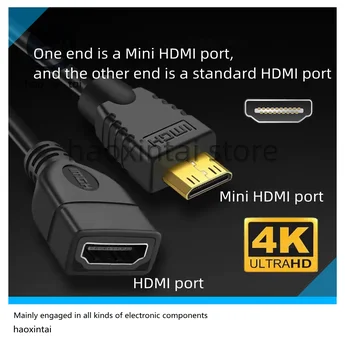 1 ADET HDMI C devrimi HDMI kadın DSLR kamera DV dönüşüm ekran monitör Mini HDMI