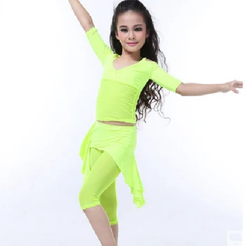 Sıcak satış çocuklar çocuk Oryantal Dans Kostümleri Giyer Çocuk Bollywood dans Takım Elbise Kız Dans Yapmak Ventre pratice Elbiseler