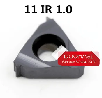 Ücretsiz Kargo 10 ADET 11IR 1.0 ISO Endekslenebilir Tungsten karbür vida çekme Torna Ekler Dişli Torna Tutucu