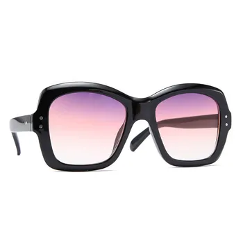 Vintage Kare Güneş Gözlüğü Erkekler Lüks Tek Parça Gözlük Kadınlar için Açık Boy Gözlük Shades Óculos Gafas 2165DF