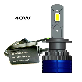 9005 H1 H7 H4 H11 LED Araba Ampuller 9006 Far Sis Araç için Seti İş Işık LED 