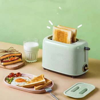 Elektrikli ekmek kızartıcı 6 derece kızartma Otomatik Kahvaltı Makinesi Çift taraflı Isıtma Sandviç makinesi tozluk