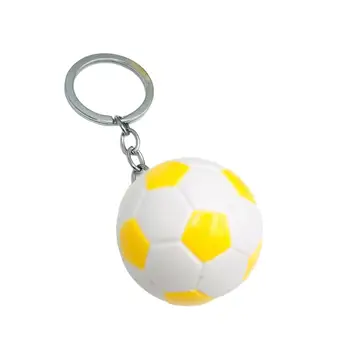 Futbol Anahtarlık Pürüzsüz Yüzey Unisex Hatıra Simülasyon Futbol Topu Araba Anahtarlık Futbol Anahtarlık Sporcu için