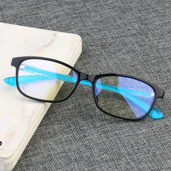 Anti mavi ışık gözlük çerçevesi Erkekler Kadınlar Bilgisayar oyun Gözlükleri Vintage Kare Şeffaf Lens Gözlük optik gözlük çerçevesi