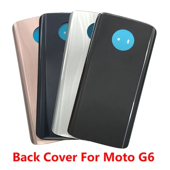 10 Adet Arka Pil Kapağı Kapı Sticker Yapıştırıcı yapışkan bant Moto G10 X4 Bir / G6 Artı / Bir Makro