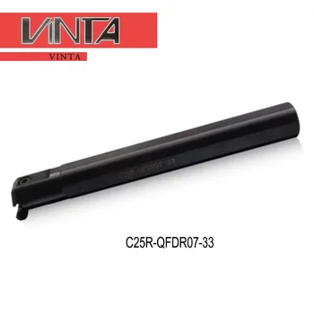 C20Q-QFDR05-27 / C25R-QFDR07-33 / C32S-QFDR09-42 CNC torna iç kanal açma ve torna takım tutucu aracı sıkıcı bar
