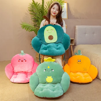 Bebek kanepesi Sandalye Minderi Karikatür Meyve Dinozor Peluş Koltuk Pedleri Zemin Yastıkları Rahat Dolgu Beşik Mat Yürümeye Başlayan Çocuklar için