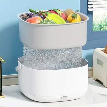 Ultrasonik Meyve Ve Sebze Temizleyici Meyve Ve Sebze Makinesi Ev Meyve Taşınabilir 4l Ev Temizlik Makinesi