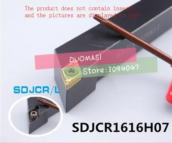 SDJCR1616H07 Endekslenebilir Dış torna takım tutucu, 93 Derece CNC Karbür Dönüm Kesici, Torna takım Tutucu