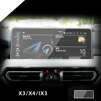 BMW için X3 X4 İX3 Araba Temperli Cam Filmi Koruma İç Aksesuarları Merkezi Kontrol GPS Navigasyon LCD Dokunmatik Ekran