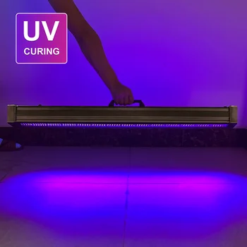 Bar Led UV JEL Kür Lambası Yüksek Güç Ultraviyole Siyah ışık yağ baskı makinesi Cam Mürekkep Boya Serigrafi UVCURİNG3. 0-72