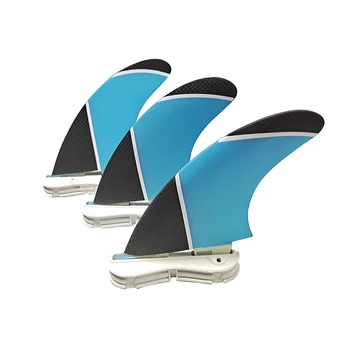 Upsurf Petek sörf paletleri Çift Sekmeler 2 Yüzgeçleri PM - M Çift Sekmeler 2 üç yüzgeç seti Fiberglas üç yüzgeçleri Upsurf sörf tahtası yüzgeçleri