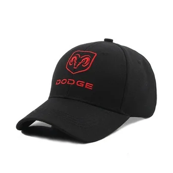 Yeni Moda Erkekler İşlemeli Dodge Logo Beyzbol Şapkası Yüksek Kaliteli Adam Yarış Motosiklet Spor Şapka