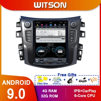 WITSON Android 9.0 NİSSAN TERRA İçin Dikey navigasyon araba gps multimedya video radyo çalar Navigasyon tesla DSP 4G + 64G