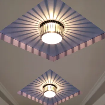 Modern Koridor LED tavan ışık 3W Duvar Aplik Sanat Galerisi için Ön Balkon lambası Sundurma ışık koridorlar aydınlatma armatürü