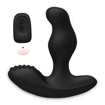 Anal Plug Vibratör Erkek prostat masaj aleti G-spot Stimülatörü Kablosuz Uzaktan anal dildo Makinesi Seks Oyuncakları Adam İçin