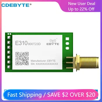 CDEBYTE E310-900T23D 915 MHz Düşük Güç 23dbm 5.6 KM Dar Bant Alt GHz RF Alıcı-verici AX5045 Kablosuz Seri Port Modülü