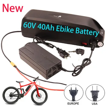 Elektrikli Bisiklet Pil Hailong 18650 Hücreleri Paketi 60 V 40Ah 20Ah 30Ah E-Bisiklet 60 V Hailong Pil