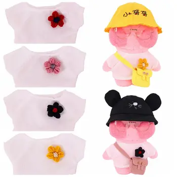 30cm Oyuncaklar Estetik Aksesuarları LaLafanfan Ördek Giysileri Çiçekler Bebek Giyim peluş oyuncak Giysileri Çiftleşme Giysileri