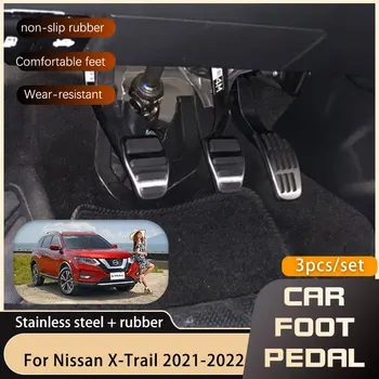 Araba Ayak Pedalları Nissan X-Trail Rogue İçin 2021 2022 2023 Gaz Yakıt Fren Restfoot Sondaj Otomotiv Parçaları Araba araba-styling MT