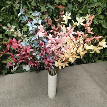 8 çatal Dianthus Yapay ipek Çiçek Ev Bahçe Çiçek Düzenleme Düğün Salonu Dekorasyon Sahte Çiçekler